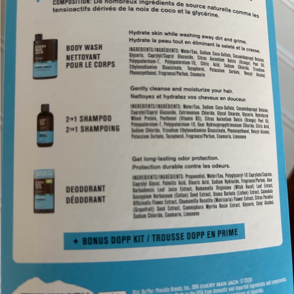 Every‎ Man Jack Body Gift Set - Black and Blue - Picture 5 of 5